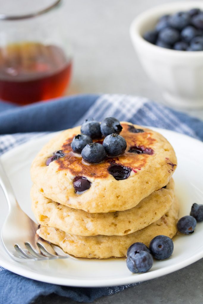 Blueberry Pancakes - Easy and Healthy!